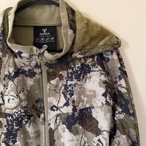 Kings Camo XKG Wind-Defender Full Zip Hunting Fleece Lined Parka Jacket